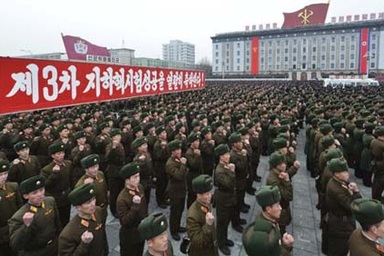 “Biển” người Triều Tiên ăn mừng vụ thử hạt nhân thành công 