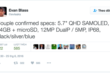 Lộ thông tin cấu hình chính thức của Galaxy Note7