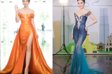 Rũ bỏ hình ảnh ngọc nữ, Đỗ Mỹ Linh, Huyền My diện đầm “hớ hênh”, xuyên thấu