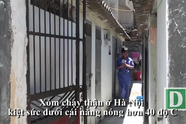Xóm chạy thận ở Hà Nội kiệt sức chống chọi nắng nóng 40 độ C
