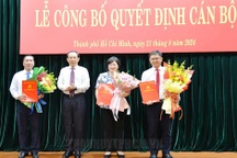 Thành ủy TPHCM bổ sung 4 ủy viên Ban Thường vụ