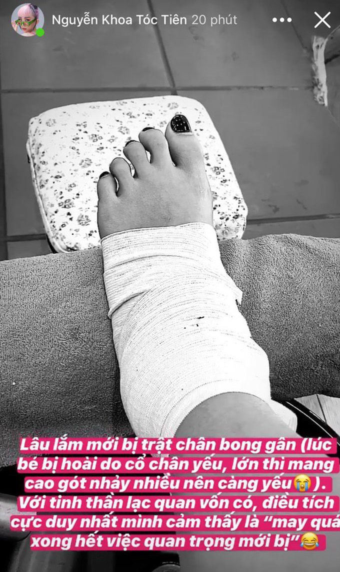 Hết Hari Won đến Tóc Tiên bị tai nạn nghề nghiệp, nhưng sao phản ứng lại khác nhau thế này? - Ảnh 3. Hết Hari Won đến Tóc Tiên bị tai nạn nghề nghiệp, nhưng sao phản ứng lại khác nhau thế này? - Ảnh 3.