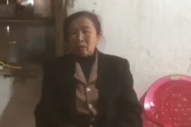 Bà Nguyễn Thị Sinh tố cáo về việc làm sai phạm của ông Đặng Văn Tú - Chủ tịch xã Mỹ Sơn.