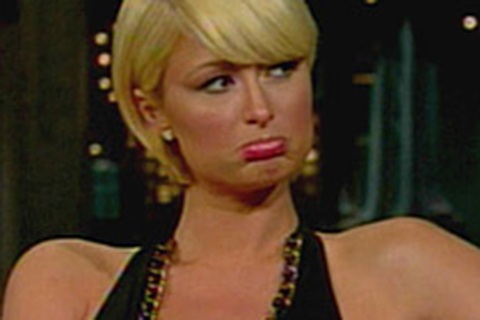 Paris Hilton “khổ sở” vì MC David Letterman 
