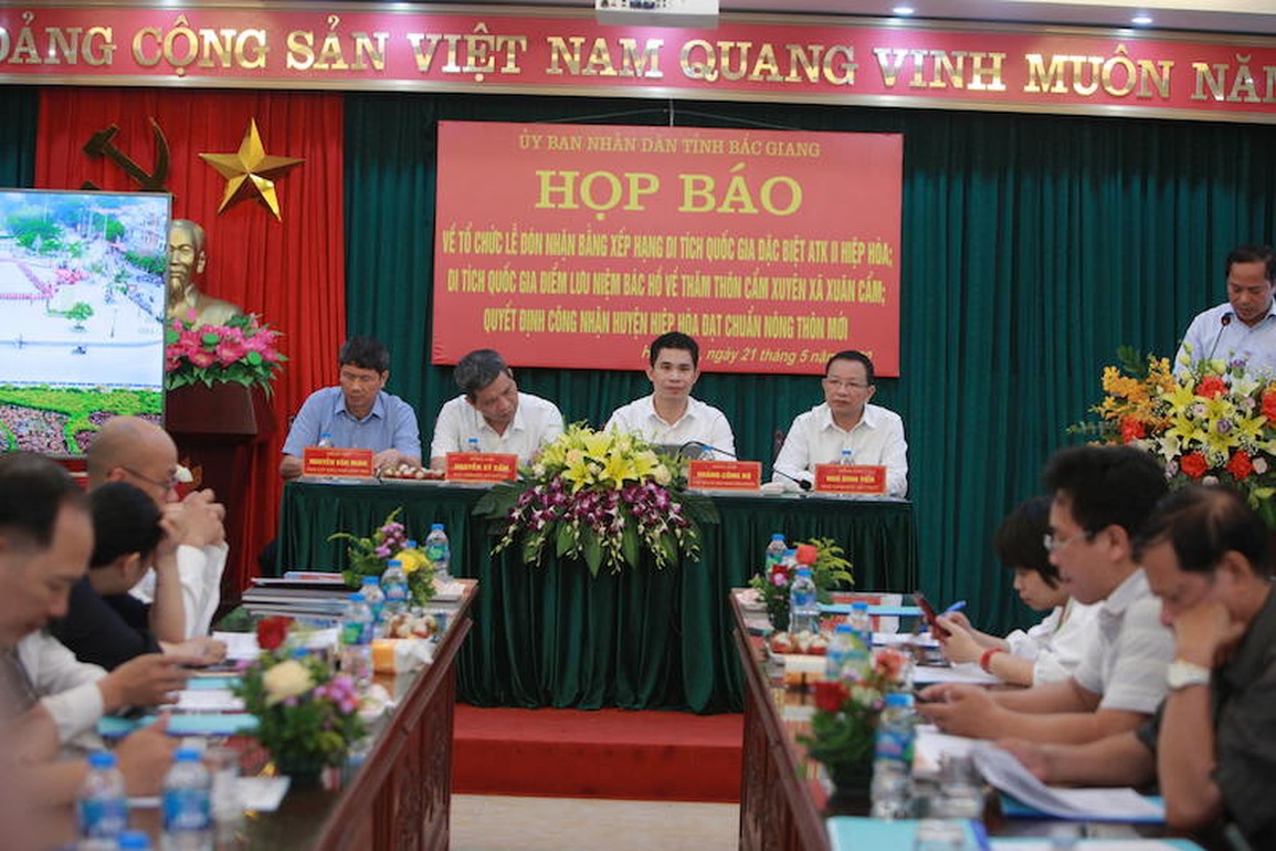 Khu ATK II Hiệp Hòa đón bằng công nhận Di tích quốc gia đặc biệt - 1 Khu ATK II Hiệp Hòa đón bằng công nhận Di tích quốc gia đặc biệt - 1