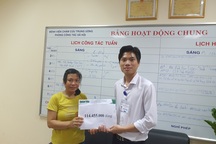 Bạn đọc Dân trí giúp đỡ cậu bé 7 tuổi bại não gần 115 triệu đồng