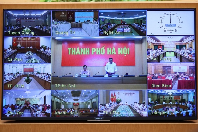 Lãnh đạo các địa phương phát biểu tại Hội nghị (ảnh: VGP)