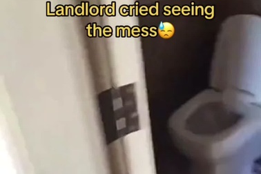 Du học sinh Trung Quốc biến phòng trọ thành bãi rác