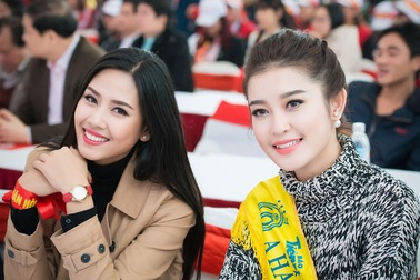 Á hậu Huyền My, Nguyễn Thị Loan rạng rỡ làm đại sứ Ngày hội hiến máu