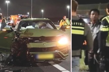 Cựu ngôi sao Ngoại hạng Anh thoát chết khi siêu xe bị đâm nát bét