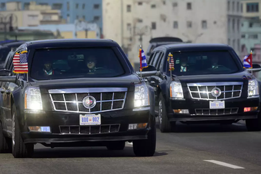 Giải mã biển số đặc biệt của xe "Quái thú" chở Tổng thống Trump