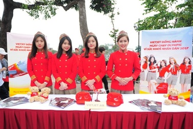 Vietjet đồng hành cùng “Ngày chạy Olympic vì sức khỏe toàn dân năm 2017”