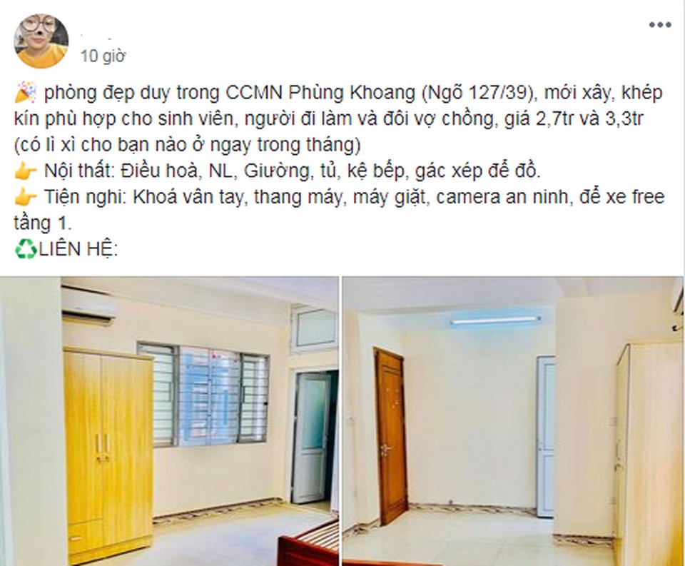 Chủ nhà trọ “đỏ mắt” tìm khách thuê trong mùa dịch Covid-19 - 3 Chủ nhà trọ “đỏ mắt” tìm khách thuê trong mùa dịch Covid-19 - 3
