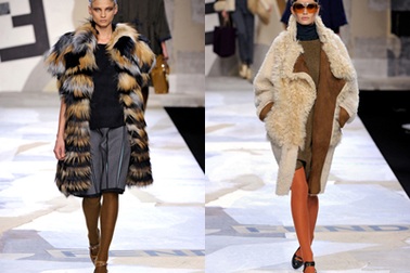 Ấm áp với áo lông Fendi
