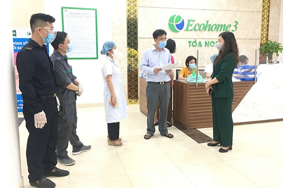 Hà Nội phong tỏa mềm tầng 27 tòa N02 - Ecohome 3 sau một ca dương tính - 1 Hà Nội phong tỏa mềm tầng 27 tòa N02 - Ecohome 3 sau một ca dương tính - 1