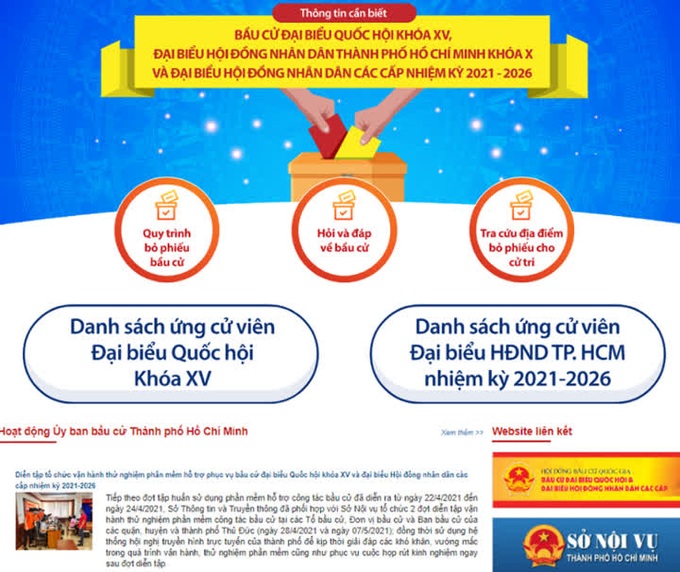 TP.HCM: Cung cấp thông tin tổng hợp về bầu cử qua Zalo - Ảnh 1.