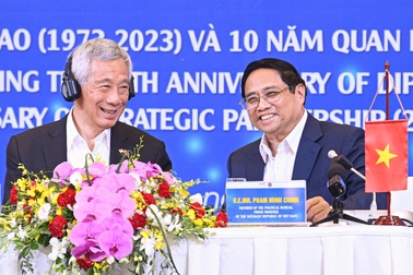 Thủ tướng Việt Nam và Singapore gặp gỡ, đối thoại cùng thanh niên 2 nước