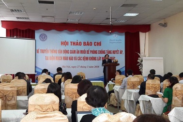 Đa số người dân đều tiêu thụ muối nhiều gấp đôi so với khuyến cao