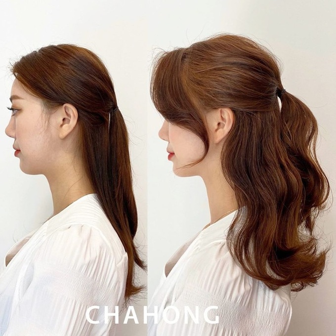 Đổi cách buộc tóc thôi cũng có thể giúp visual sang lên hẳn vài chân kính, cứ nhìn những màn biến hình dưới đây là rõ - Ảnh 5. Đổi cách buộc tóc thôi cũng có thể giúp visual sang lên hẳn vài chân kính, cứ nhìn những màn biến hình dưới đây là rõ - Ảnh 5.
