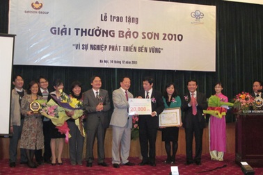 Dự án nghiên cứu đất ngập nước đoạt giải thưởng Bảo Sơn