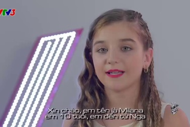 Milana hát tiếng Việt rành rọt trong vòng Giấu mặt, mặc dù mới chỉ sang Việt Nam được 7 tháng.