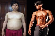 Từ 100 kg, chàng trai Hàn lột xác thành “hot boy 6 múi”