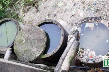 Bếp ăn tập thể xả thẳng nước thải chưa qua xử lý ra môi trường