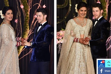 Hoa hậu thế giới và chồng trẻ tiếp tục tổ chức tiệc cưới ở New Delhi