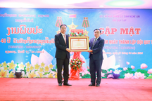 Trao Bằng khen của Thủ tướng Chính phủ tới Đội quy tập tỉnh Nghệ An