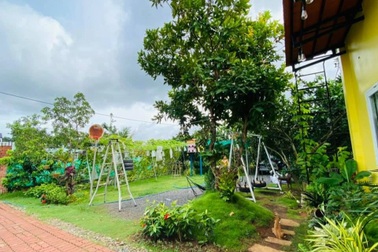 Vợ chồng trẻ tu sửa nhà cấp 4, sống cảnh điền viên, thu hoạch rau trái