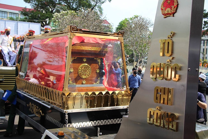 Lễ truy điệu và an táng nguyên Phó Thủ tướng Trương Vĩnh Trọng - Ảnh 10.