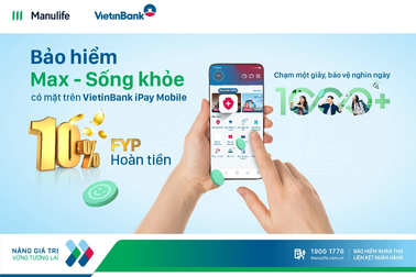 Ra mắt "Max - Sống khỏe" trên VietinBank iPay Mobile
