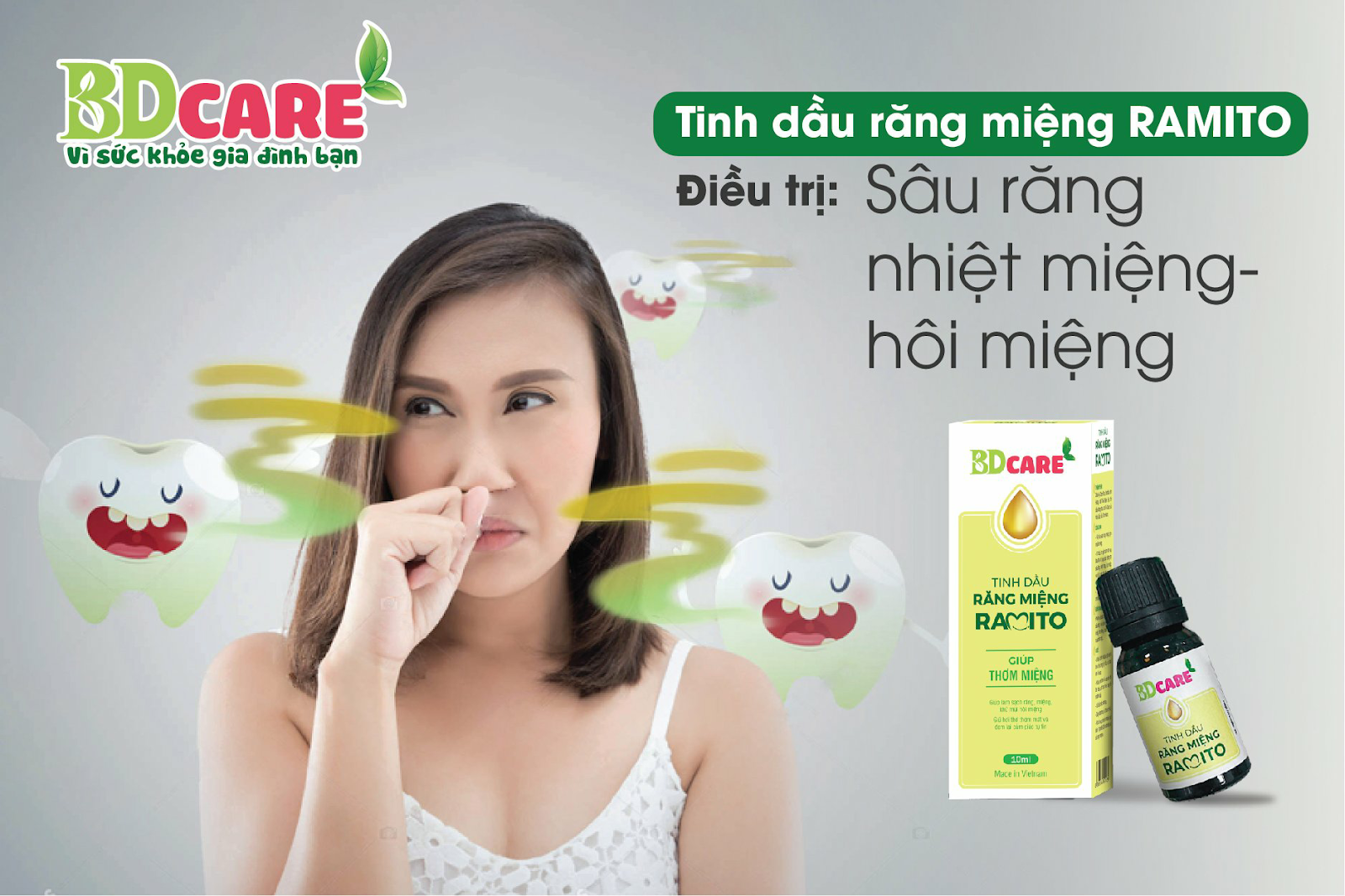 Tinh dầu răng miệng Ramito - lợi chắc răng bền, thổi bay hôi miệng - 4