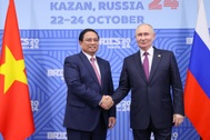 Thủ tướng Phạm Minh Chính hội đàm với Tổng thống Nga Vladimir Putin