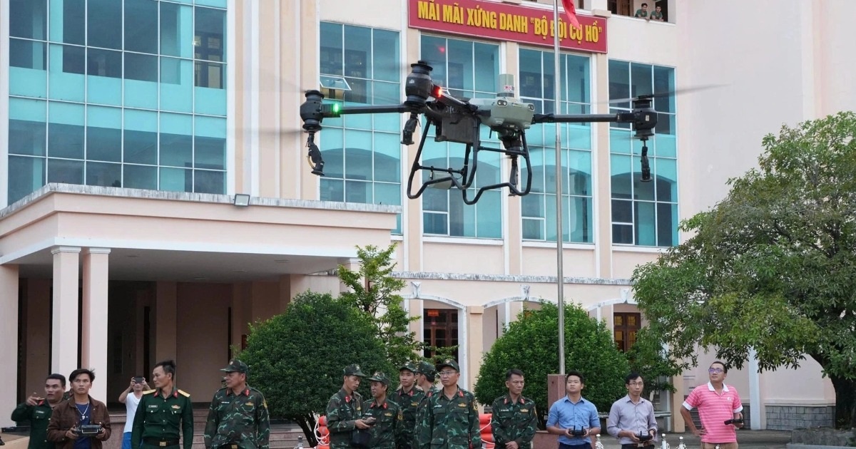 Bay thử 7 drone phục vụ ứng phó bão Kalmaegi