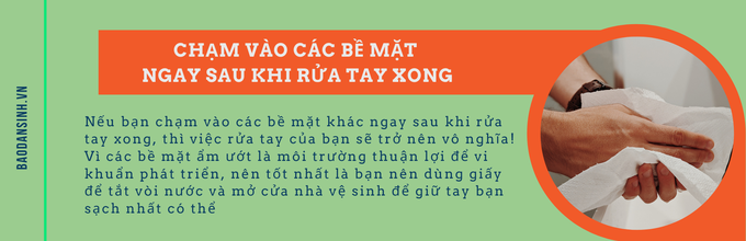 Rửa tay không đúng cách khiến bạn dễ bị nhiễm vi khuẩn - Ảnh 4.