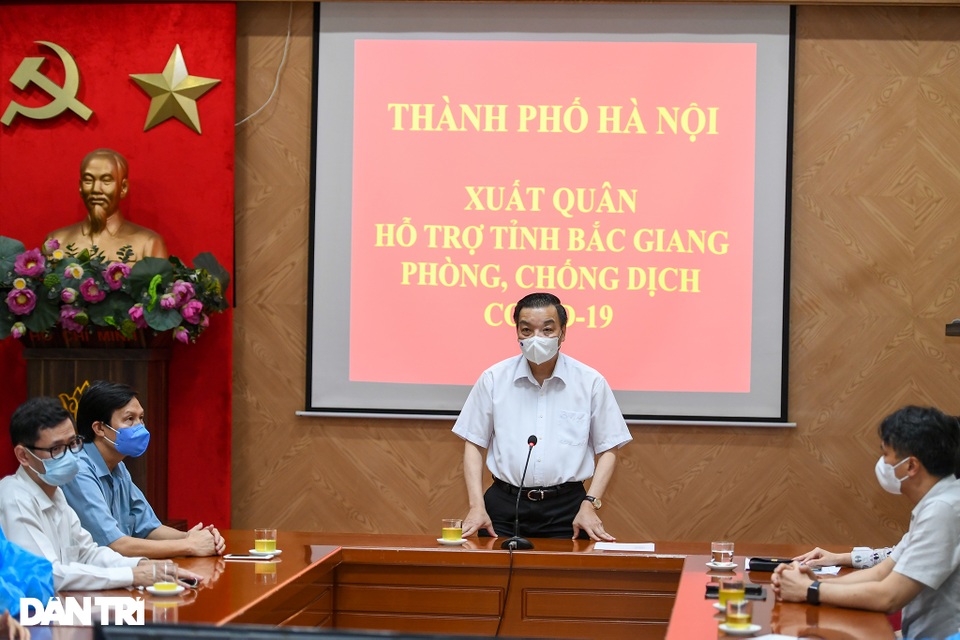 Hà Nội cử đội đặc nhiệm chi viện cho Bắc Giang dập dịch ở KCN Vân Trung - 1 Hà Nội cử đội đặc nhiệm chi viện cho Bắc Giang dập dịch ở KCN Vân Trung - 1