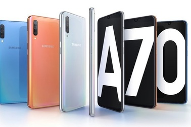 Galaxy A70 chính thức trình làng với cảm biến vân tay dưới màn hình, 4 camera