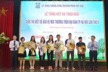 Trao giải cuộc thi viết về môi trường Hà Nội lần thứ 2