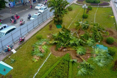 Hà Nội bắt đầu xén dải phân cách đường đẹp nhất Việt Nam