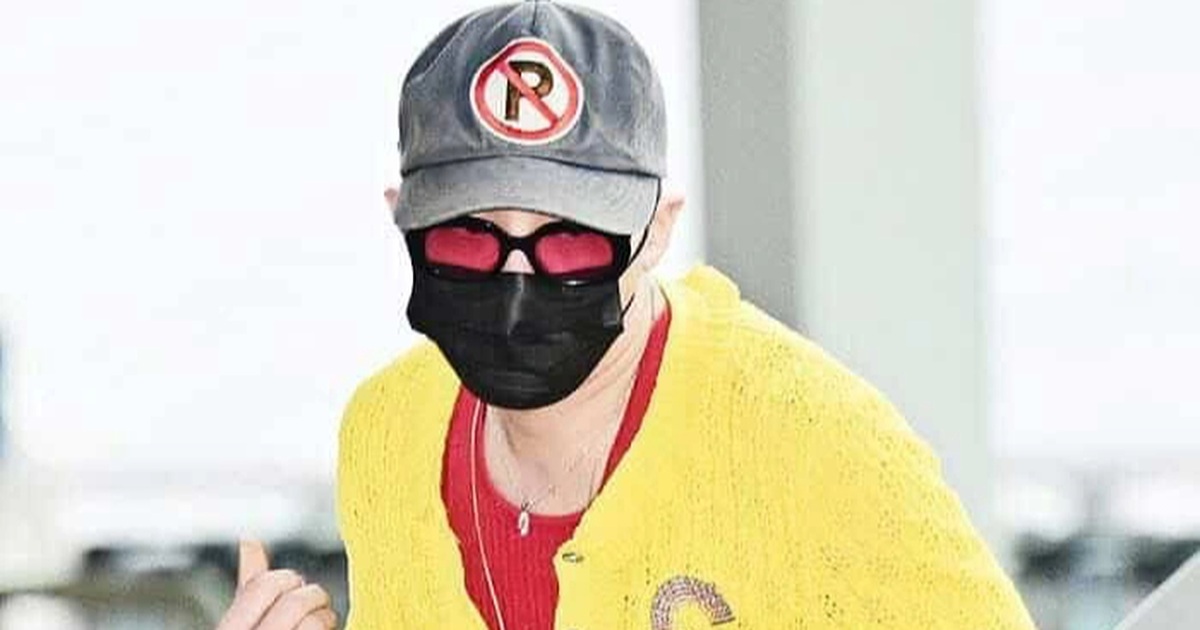 G-Dragon mặc nổi bật ở sân bay khi đến Việt Nam, được fan khen tinh tế