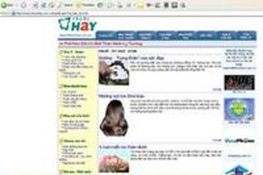 Những trang web làm đẹp