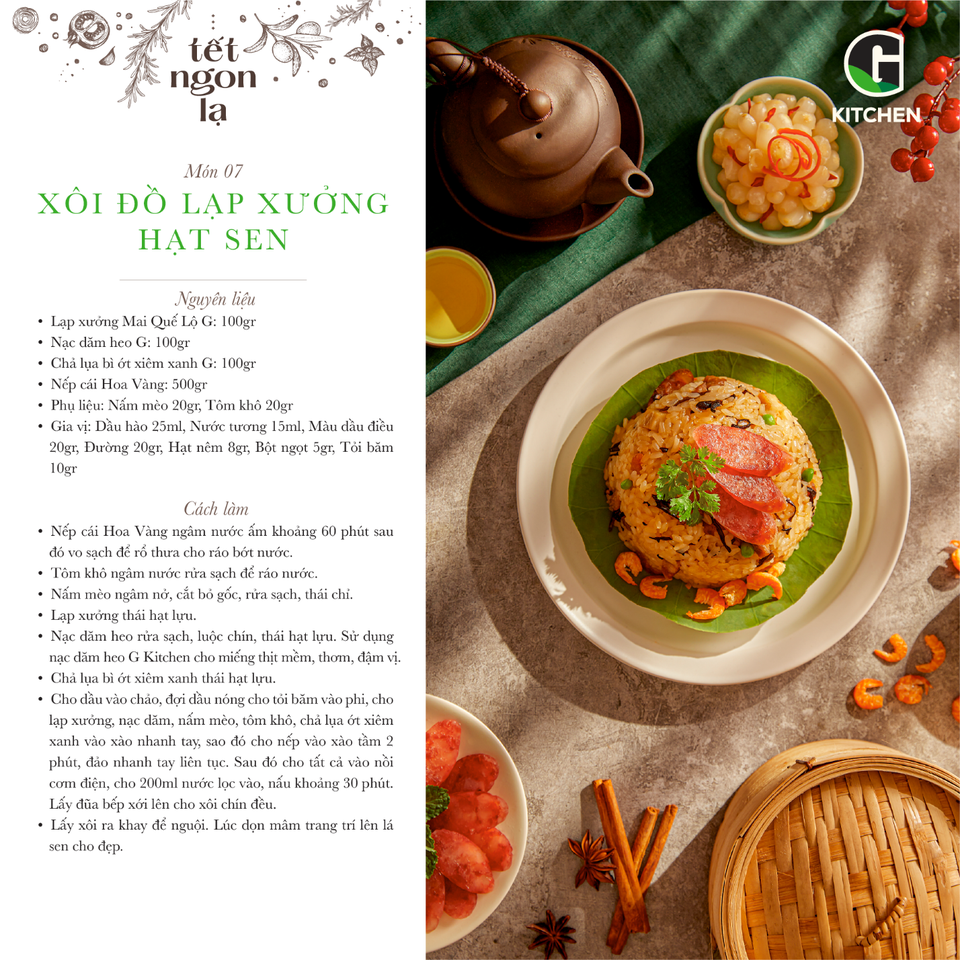 Bí kíp món ăn ngon lạ: Bớt nhọc nhằn cho vị Tết thêm tròn đầy - 4 Bí kíp món ăn ngon lạ: Bớt nhọc nhằn cho vị Tết thêm tròn đầy - 4