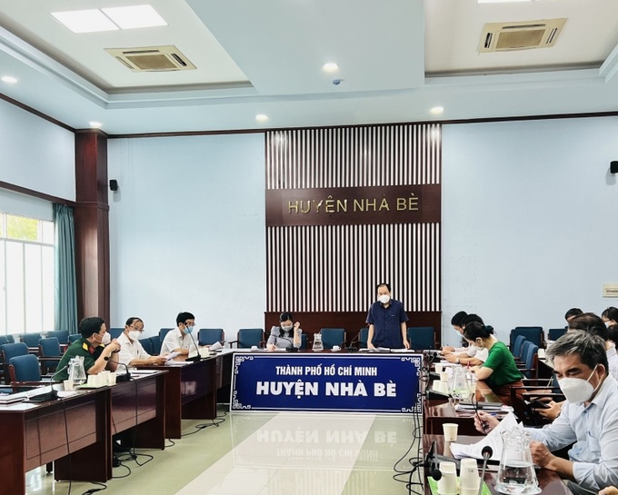 Đoàn công tác của Sở Y tế Thành phố Hồ Chí Minh, Trung tâm Kiểm soát bệnh tật Thành phố đã có buổi làm việc tại huyện Nhà Bè.