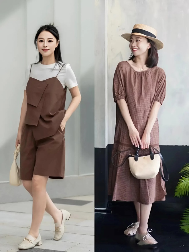 Mùa hè mặc trang phục màu nâu để vừa sành điệu, vừa thanh lịch - 8 Mùa hè mặc trang phục màu nâu để vừa sành điệu, vừa thanh lịch - 8