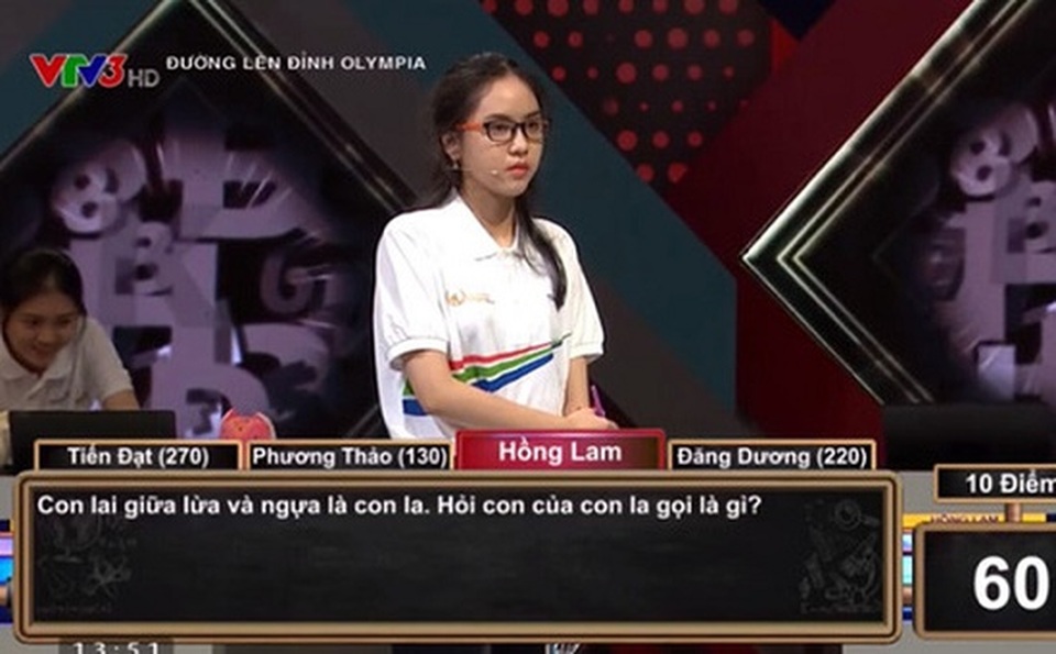 3 câu hỏi tưởng hại não hóa ra dễ không tưởng làm khó thí sinh Olympia - 1 3 câu hỏi tưởng hại não hóa ra dễ không tưởng làm khó thí sinh Olympia - 1