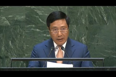Phó thủ tướng Phạm Bình Minh nêu vấn đề Biển Đông tại Liên Hợp Quốc
