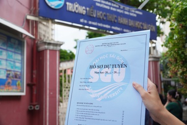 "Hóa giải" cảnh phụ huynh ở TPHCM xếp hàng xuyên đêm mua hồ sơ vào lớp 1