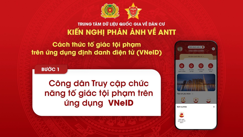 Gần 16.000 phản ánh tố giác tội phạm thông qua ứng dụng VNeID - 1