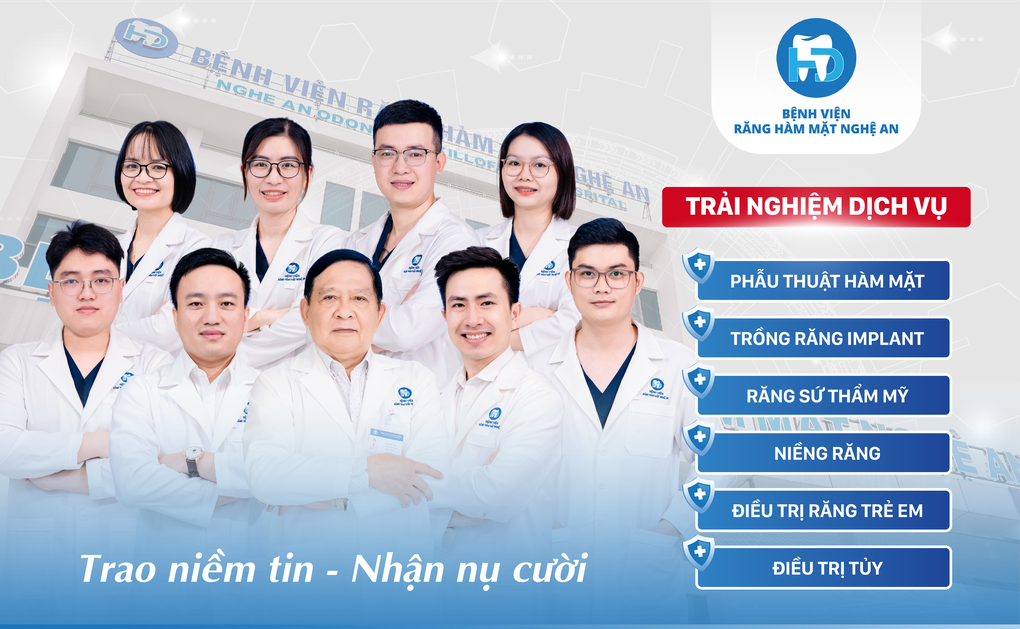 Dấu ấn trên hành trình phát triển của Bệnh viện răng hàm mặt Nghệ An - 3 Dấu ấn trên hành trình phát triển của Bệnh viện răng hàm mặt Nghệ An - 3